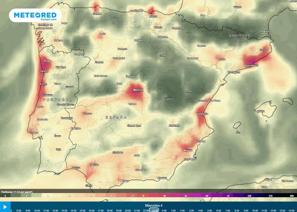 mapa contaminacion